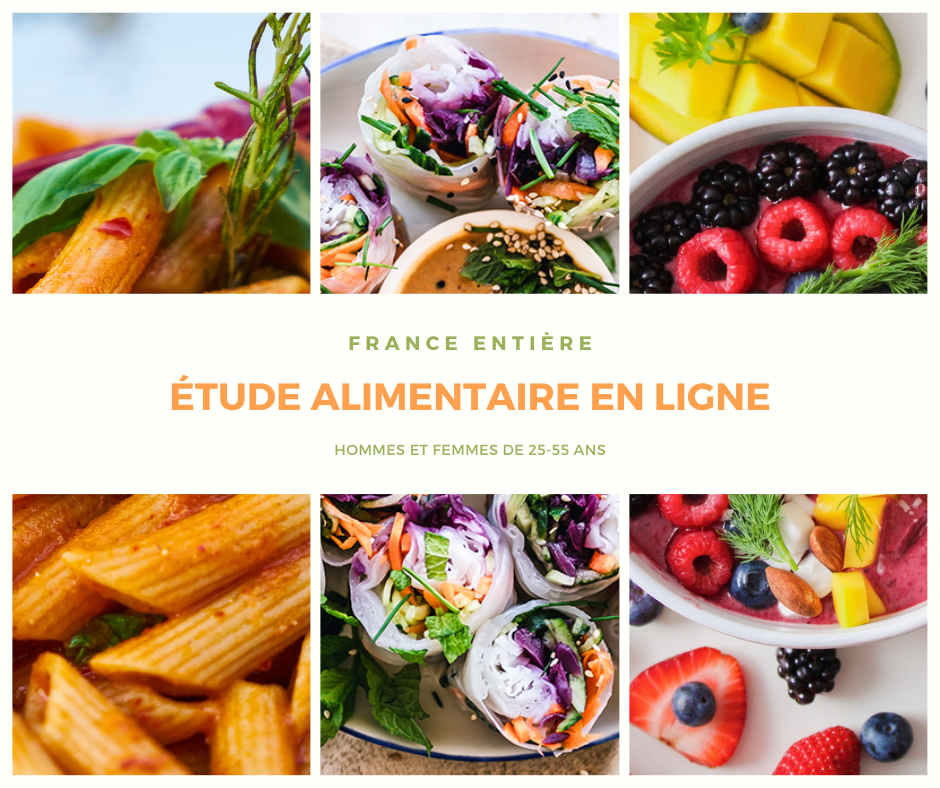 Étude alimentaire online